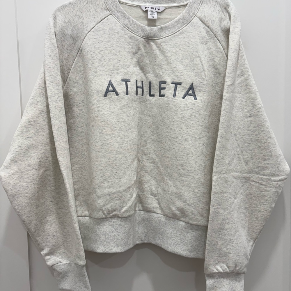 Athleta Light Gray Sweatshirt